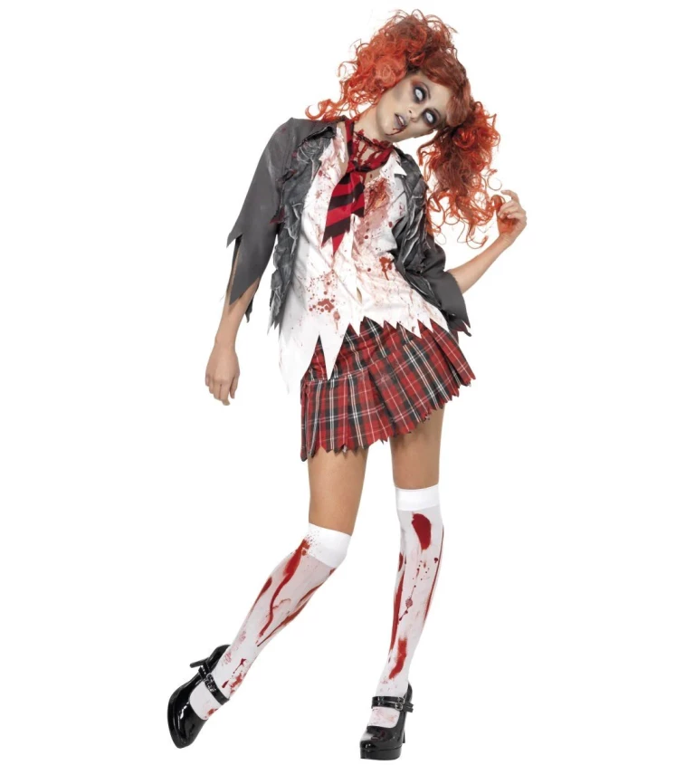 Kostým pro ženy - Zombie školačka