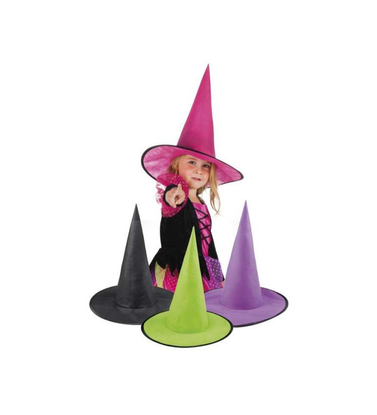 Růžový klobouk čarodějnice