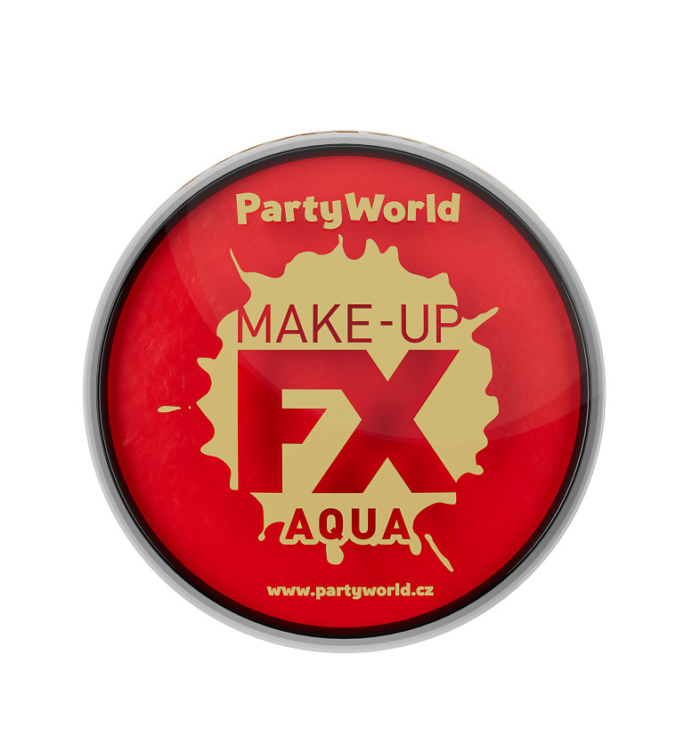 Make-up červený na vodní bázi, PartyWorld