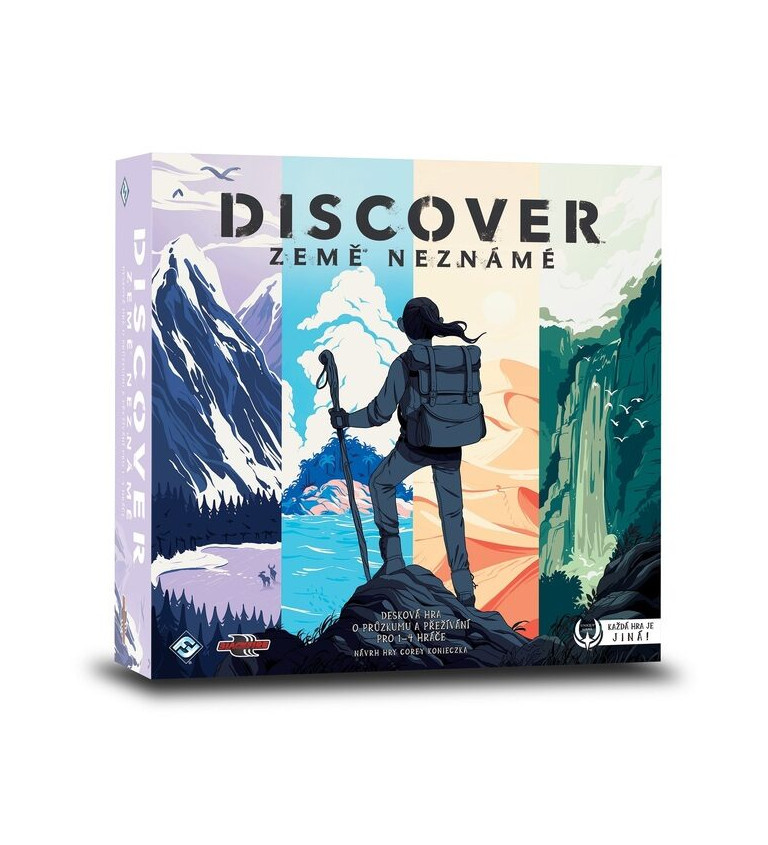 Stolní společenská hra - Discover - Země neznámé