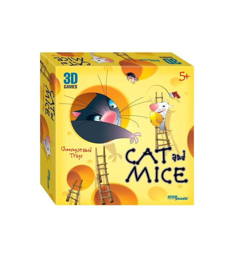 Stolní společenská hra - Cat and Mice