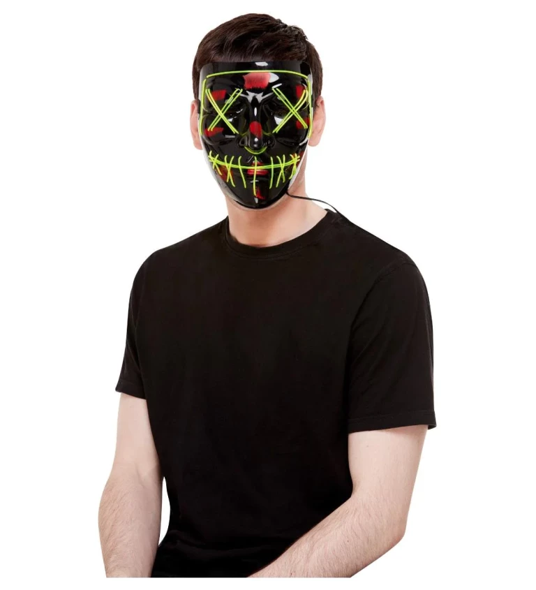 Light up Stich - strašidelná maska