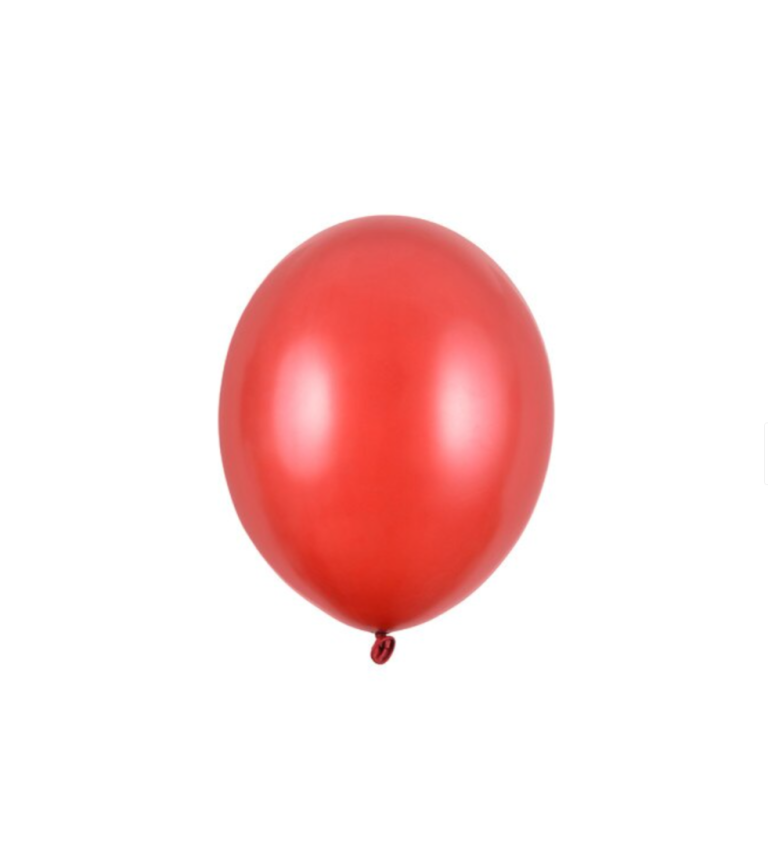 Malé balónky - červená barva