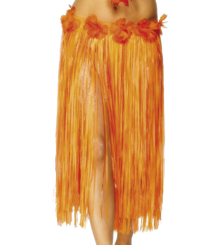Havajská oranžová sukně