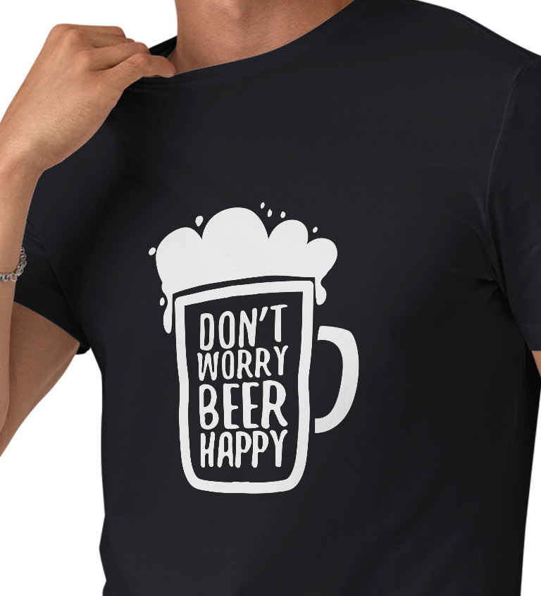 Pánské triko - Dont worry beer happy