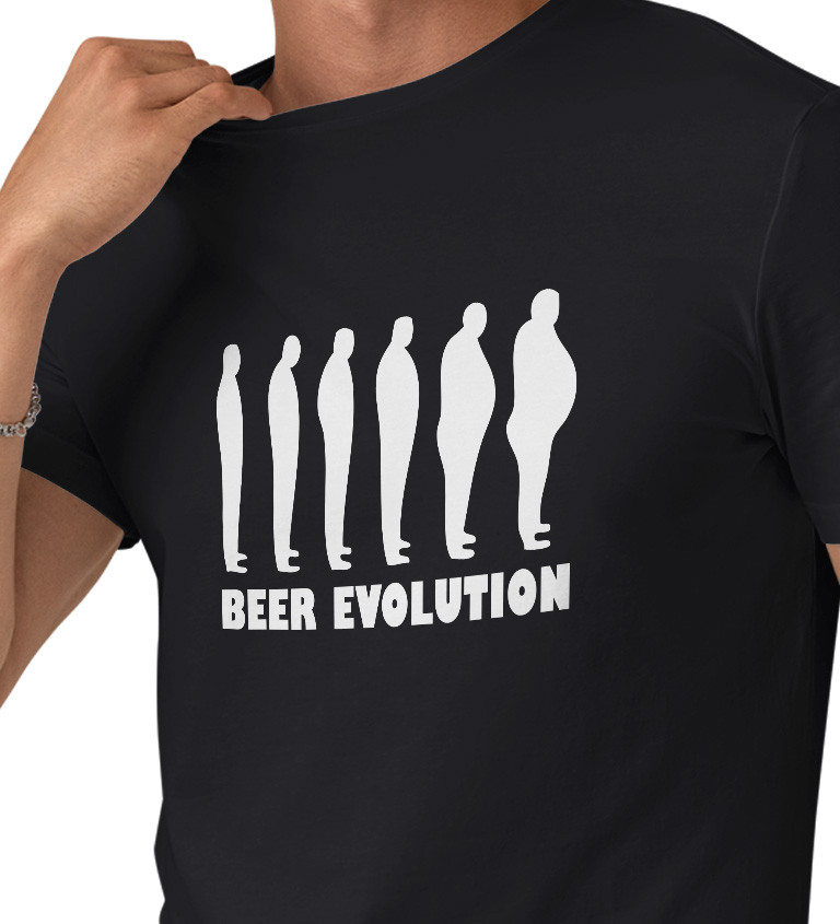 Pánské triko - Beer evolution