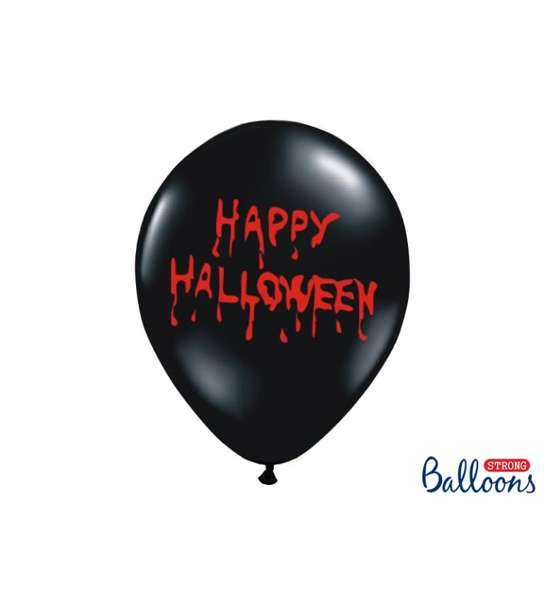 Balónek Happy Halloween - 6ks