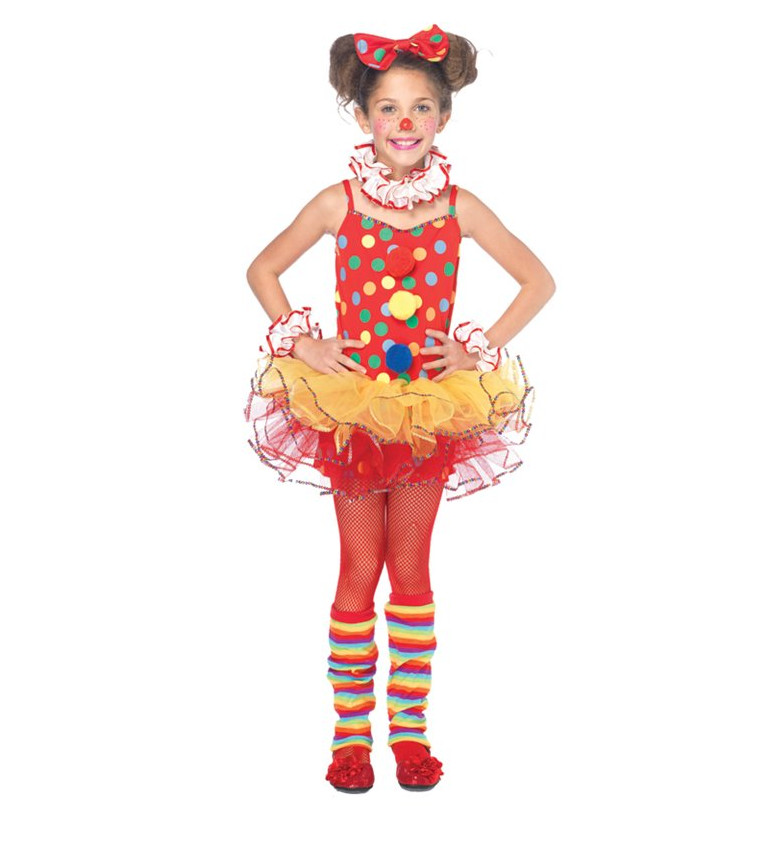 Dětský dívčí kostým klaun