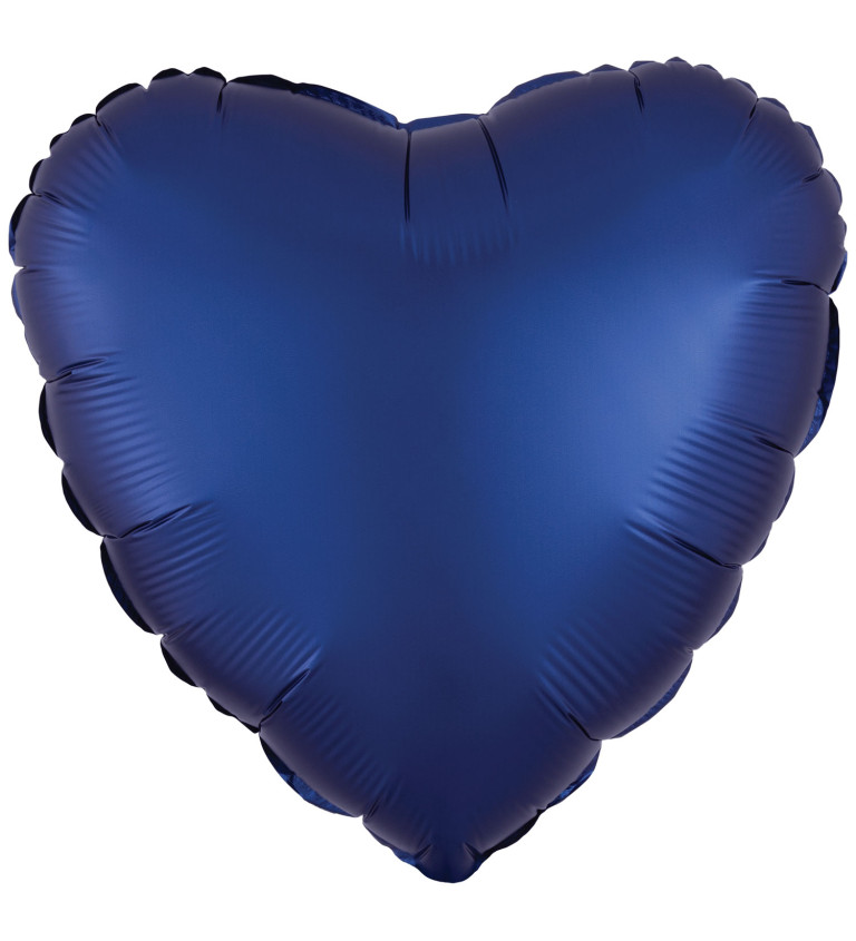 Balónek - tmavě modré srdce