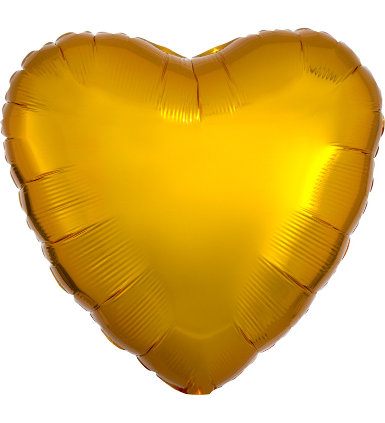 Balónek - žluté srdce