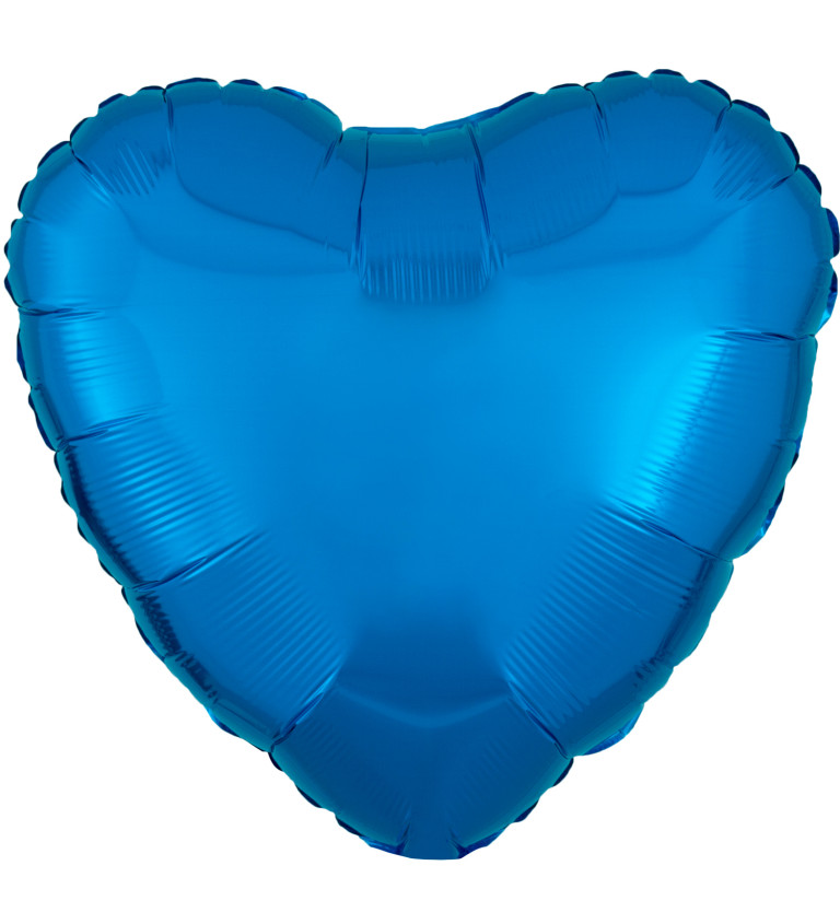 Balónek - modré srdce