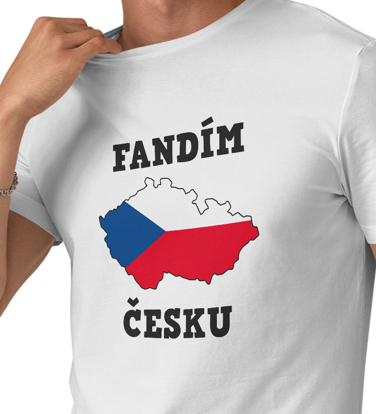 Fandím česku - Pánské triko