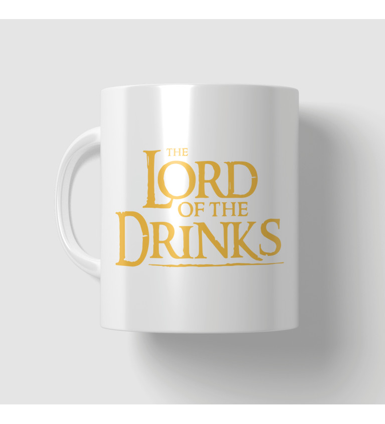 Hrnek s nápisem - The Lord of the Drinks