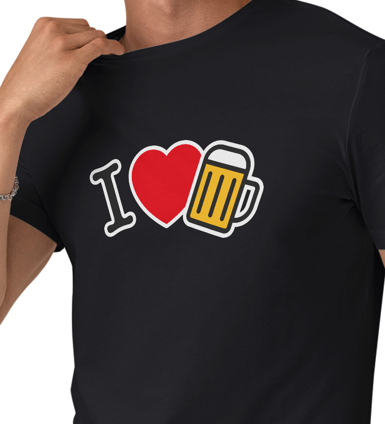 Pánské triko - I love beer