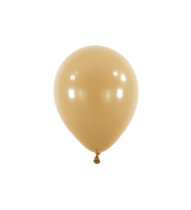 Světle hnědé latexové balóny