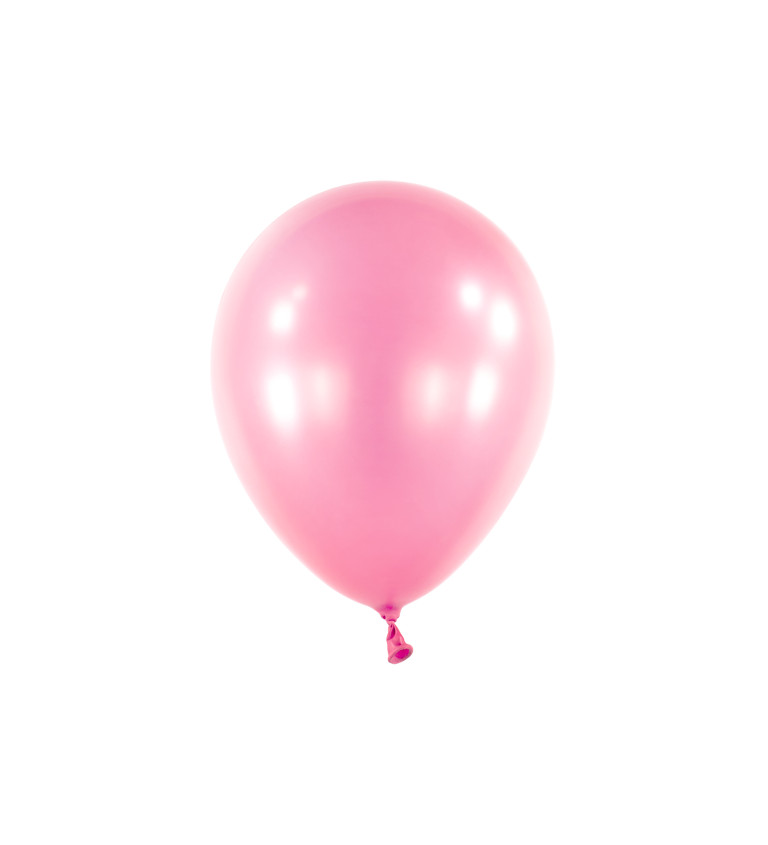 Světle růžové dekorační balónky