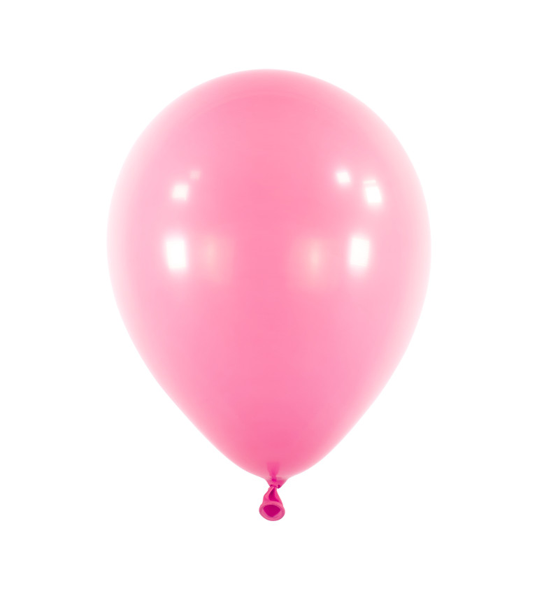 Světle růžové latexové balóny