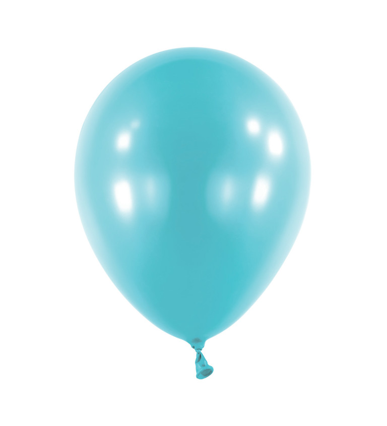 Perlově modré balónky