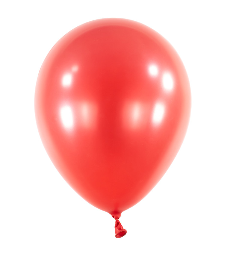 Metalické balónky červené