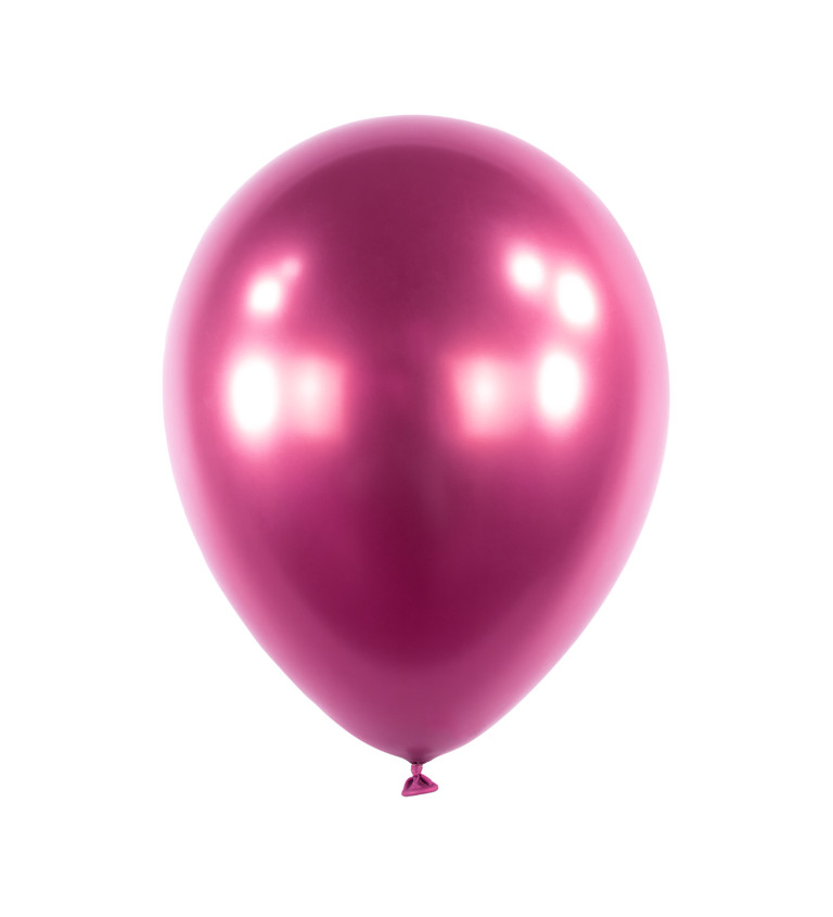 Saténové růžové balóny