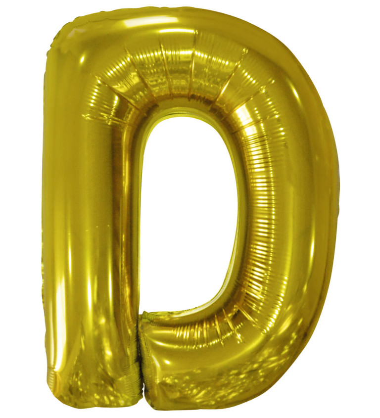 Zlatý balón písmeno D