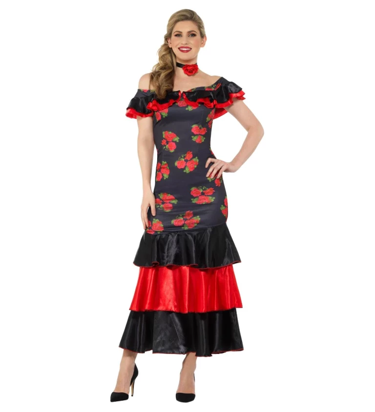 Dámský kostým - Flamenco lady