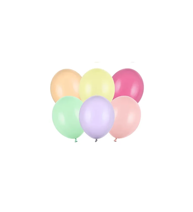 Balóny pastelové set
