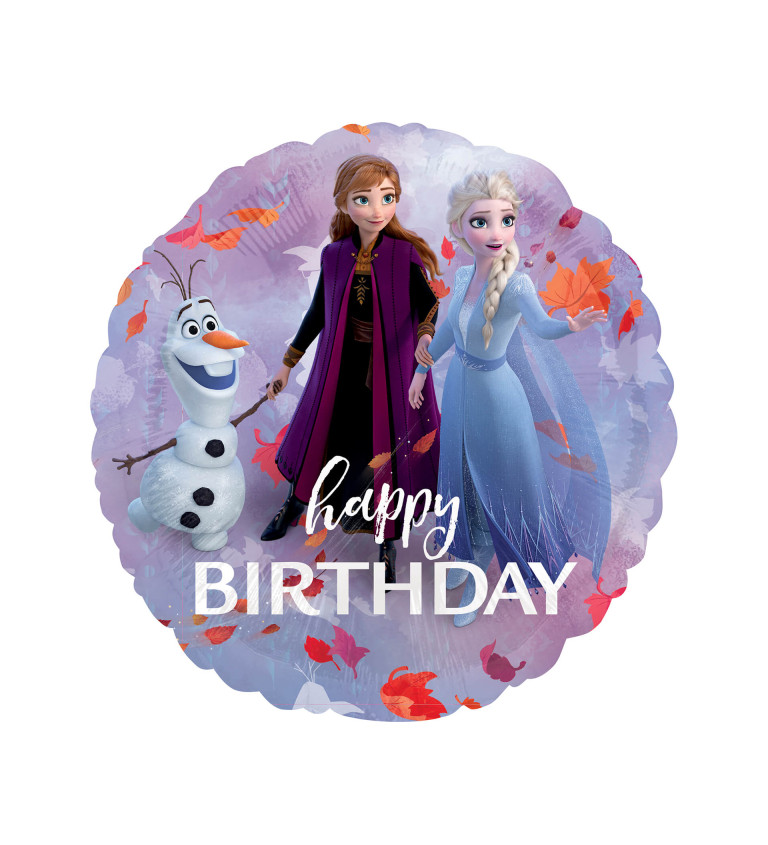 Frozen balón - Happy Birthday