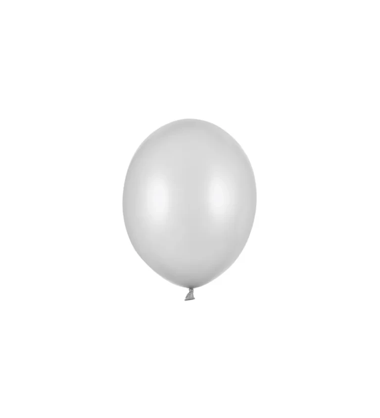 Stříbrný metalický balónek
