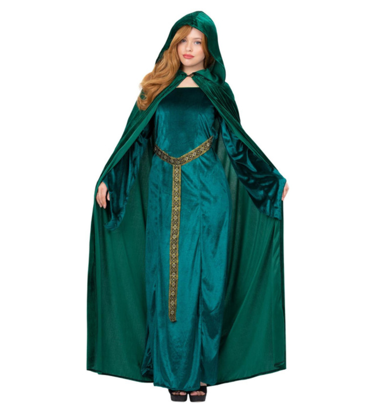 Smaragdově zelený plášť