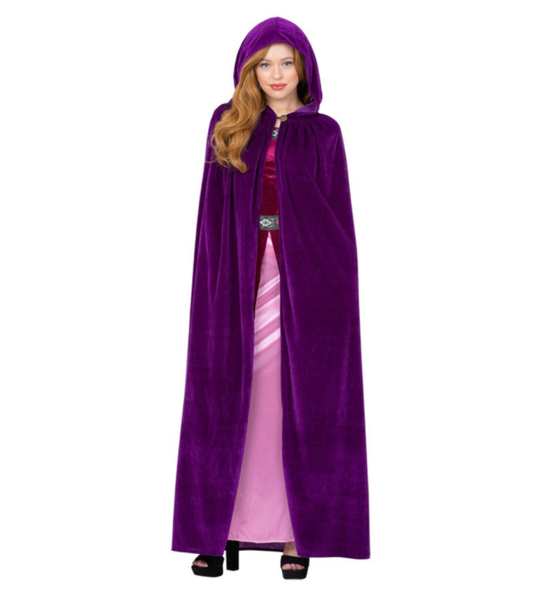Ametystově fialový plášť