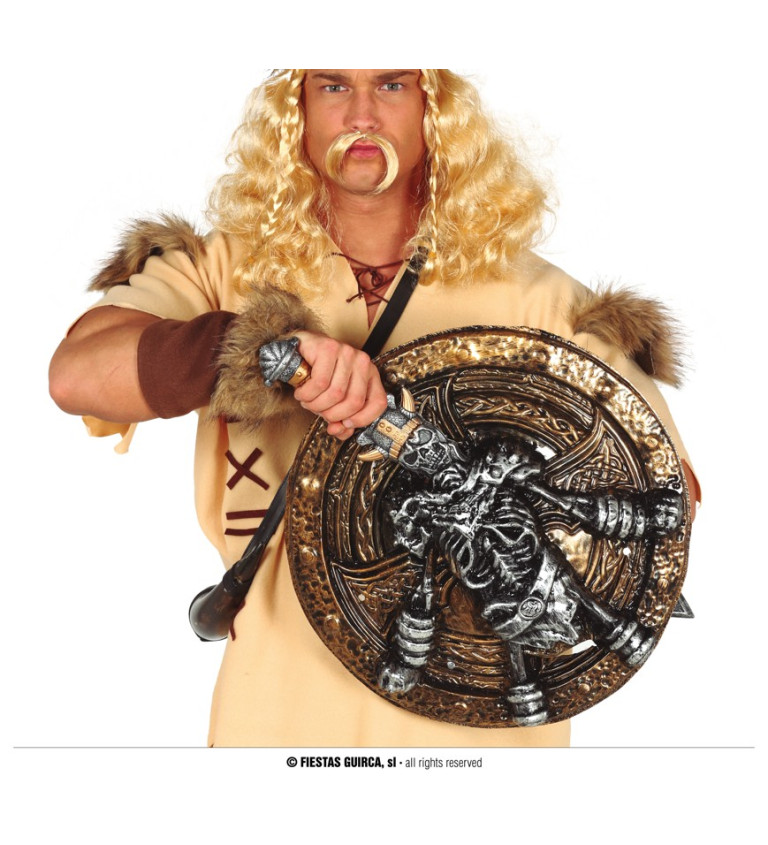 Vikingský štít s mečem – sada