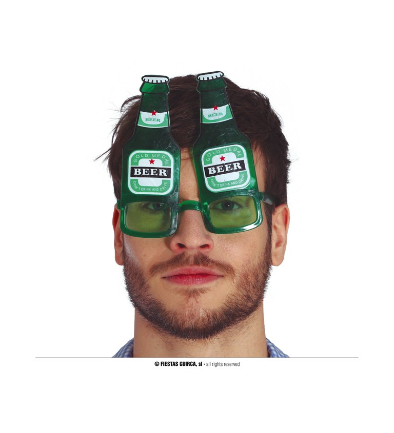 Brýle - lahve pivní