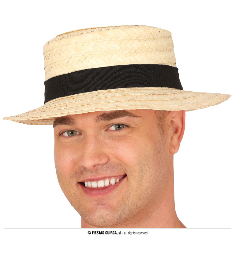 Letní slaměný klobouk