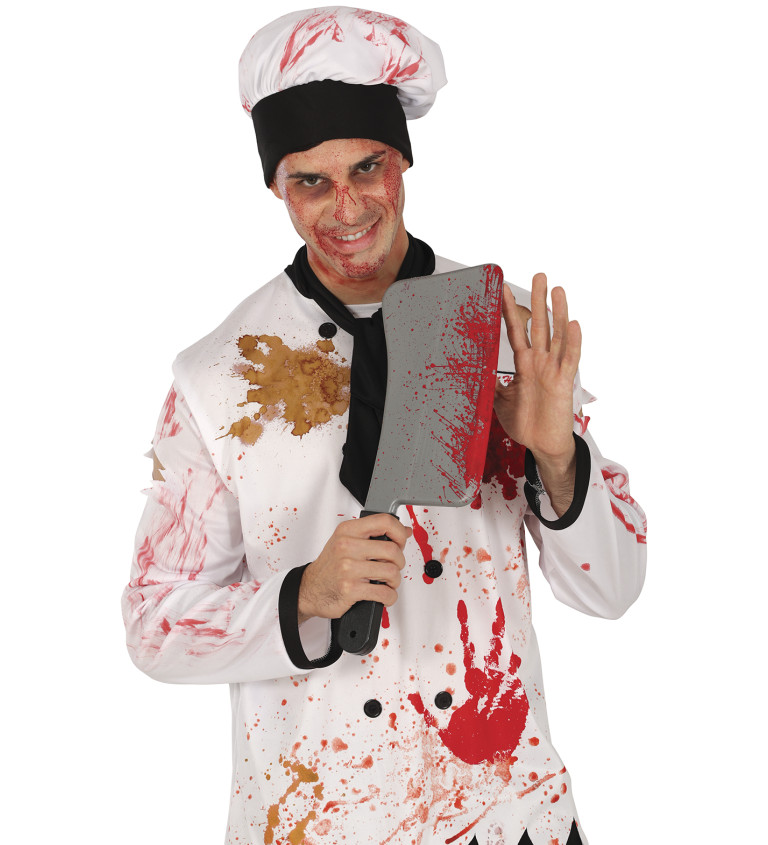 Halloweenský nůž s krví