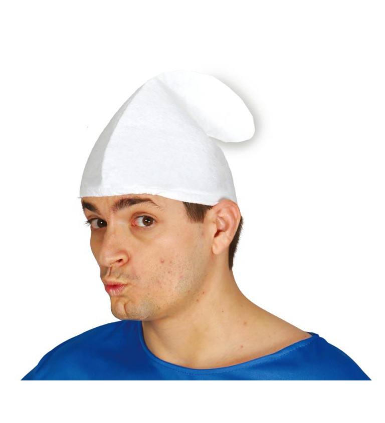 Bílá trpasličí čepice