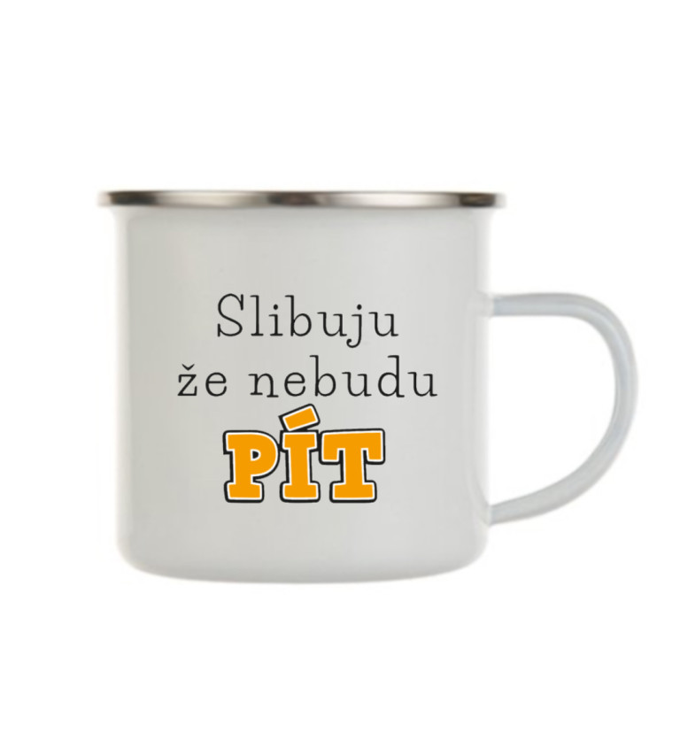 Plecháček bílý Slibuju že nebudu pít