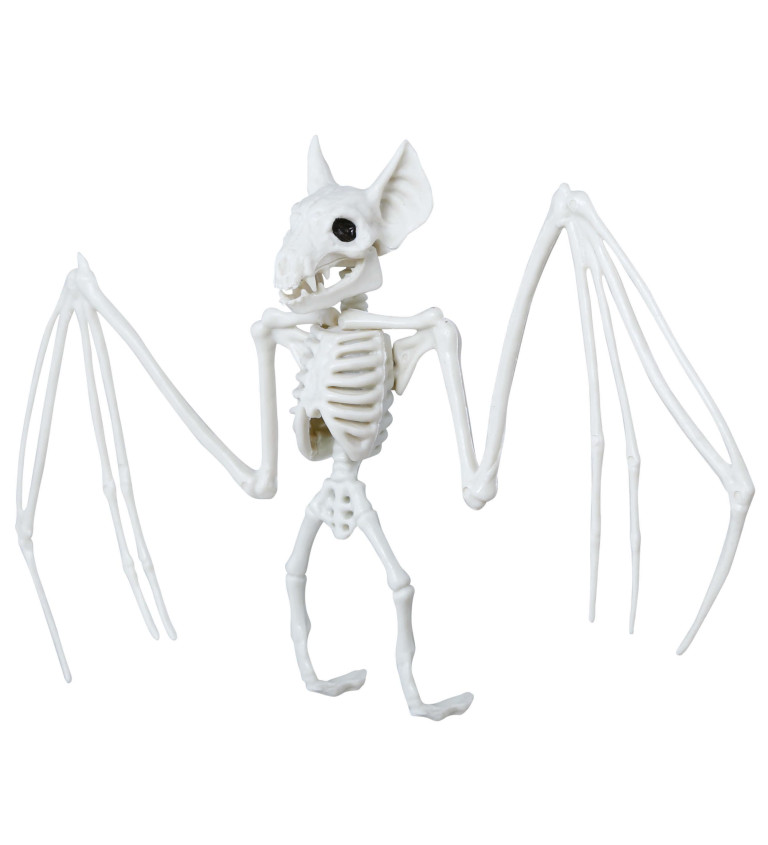 Halloweenská kostra netopýra