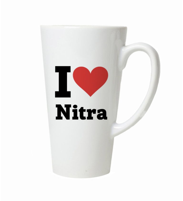 Latte hrnek I love Nitra