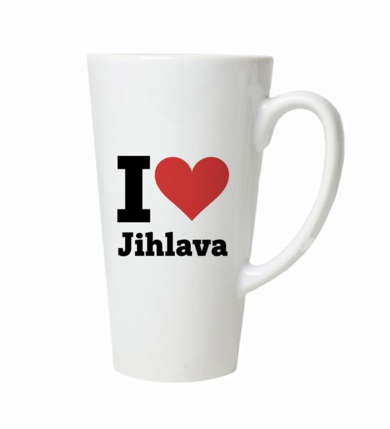 Latte hrnek I love Jihlava