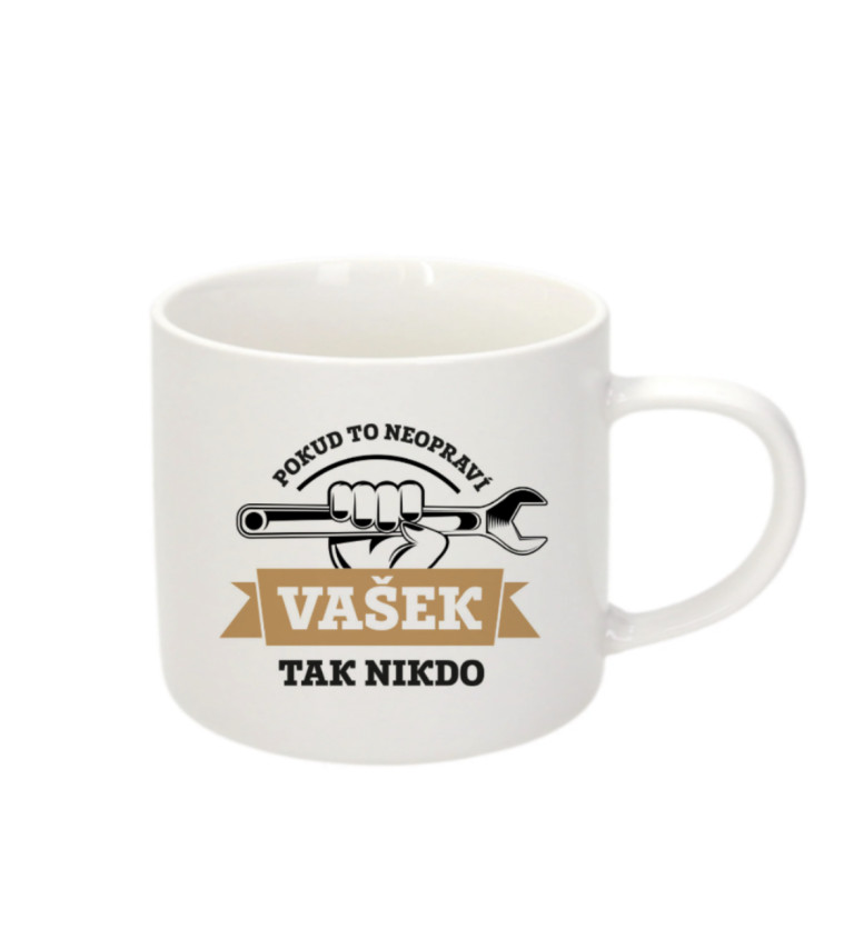 Espresso hrnek Pokud to neopraví Vašek, tak nikdo