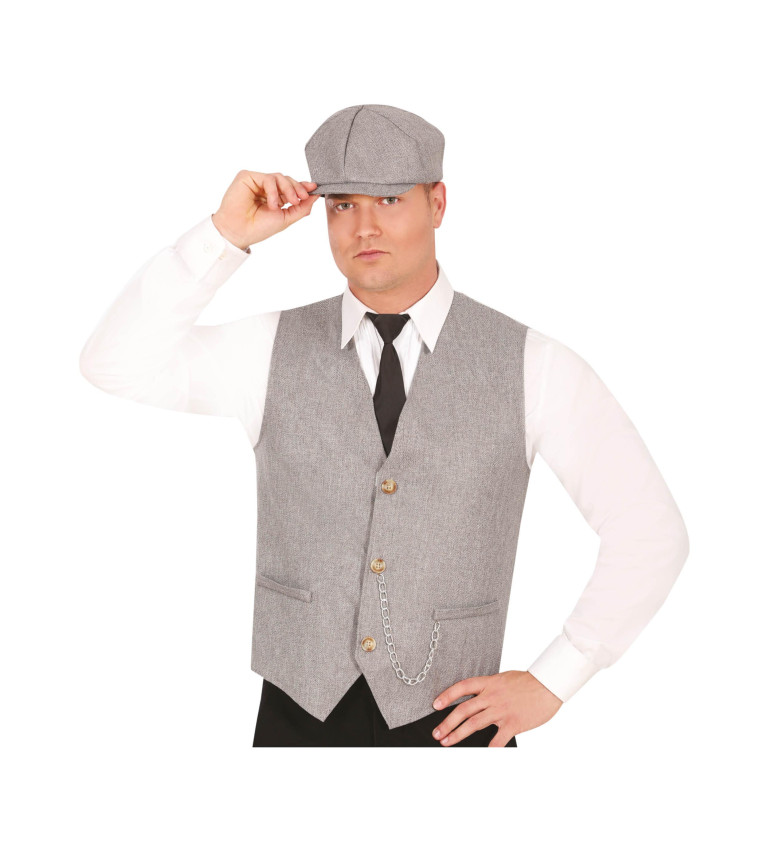 Gangsterská sada – vesta a čepice