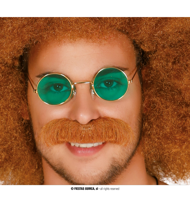 Hippie brýle – zelené