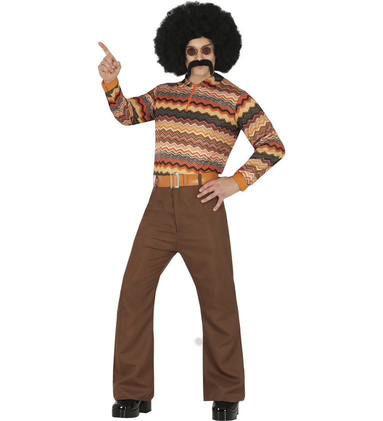 Retro outfit inspirovaný 70. lety pro muže