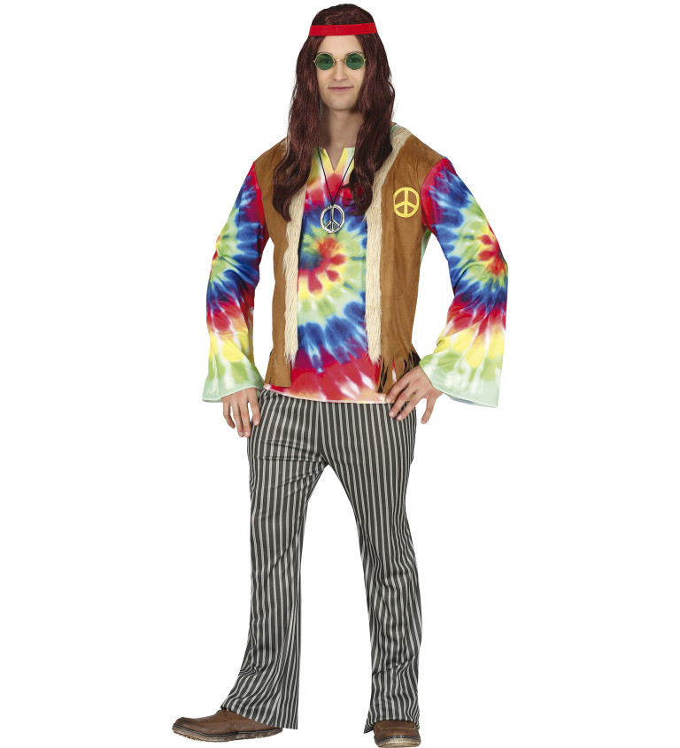 Pánský kostým inspirovaný hippie kulturou