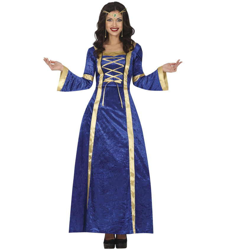 Dámský kostým elegantní Modrá dáma