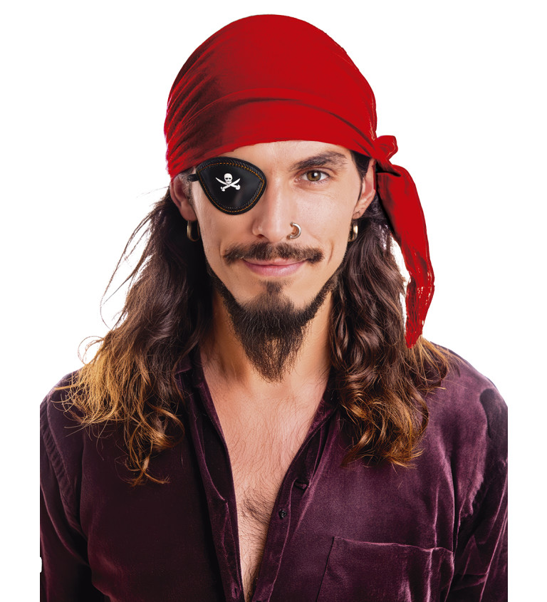 Pirátský šátek – červený