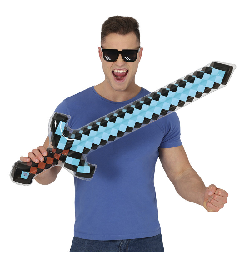 Nafukovací meč – pixelový