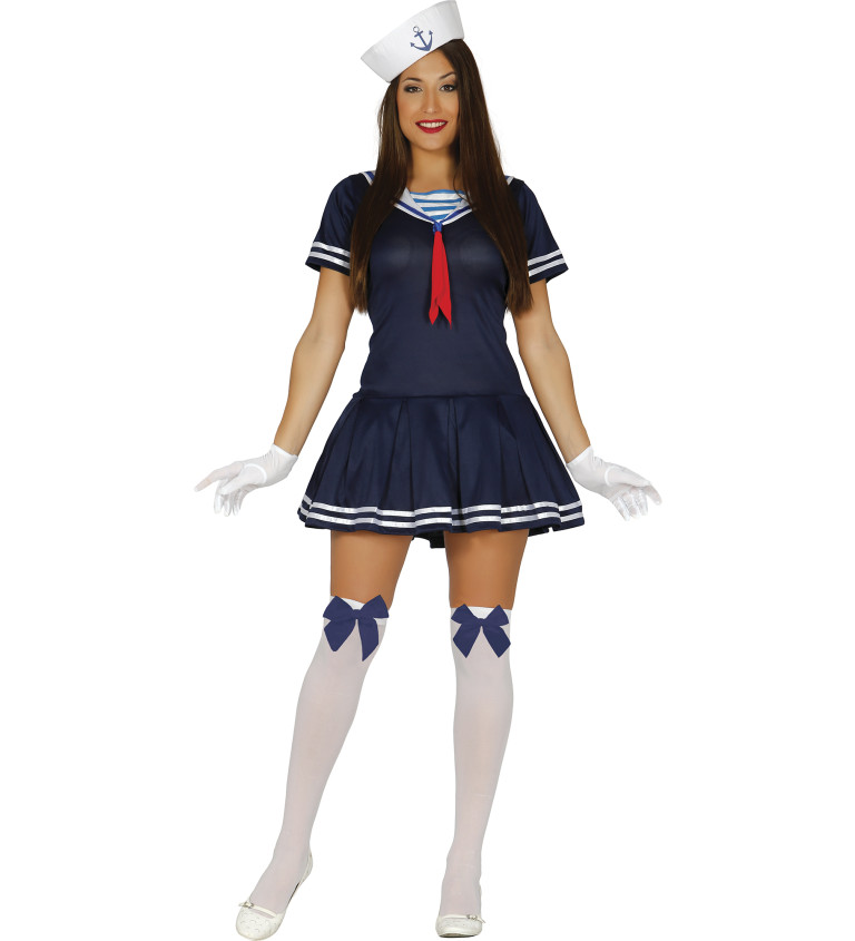 Dámský kostým elegantní námořnice