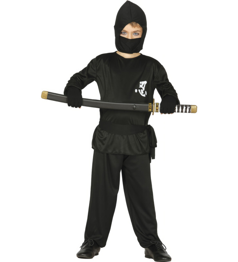 Dětský kostým Ninja: Overal, maska a doplňky